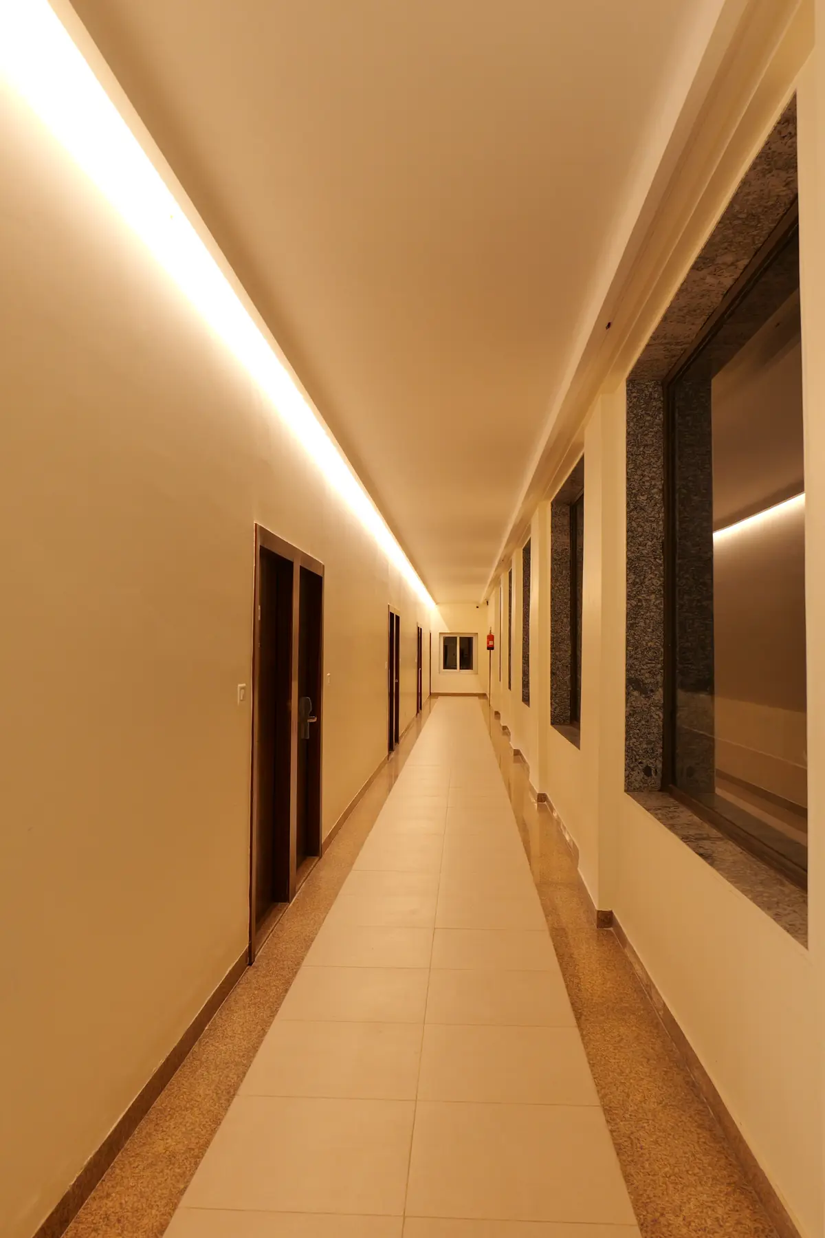 Guest room corridor